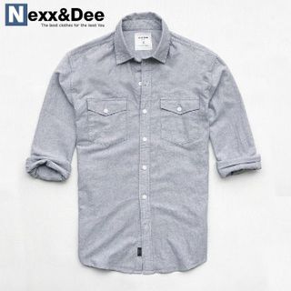 Áo sơ mi nam vải oxford tay dài hai túi ND