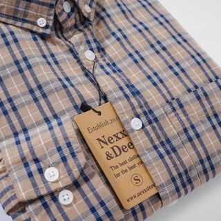 Áo sơ mi nam caro vải oxford tay dài cao cấp ND