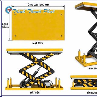 BÀN NÂNG THỦY LỰC DGS2000 (HÀNG NHẬP KHẨU)- TẢI TRỌNG 2000KG