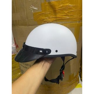 Nón Bảo Hiểm DAN GROUP Nón Bảo Hiểm Cao Cấp Haly Lưỡi Trai tháo rời - Mũ Bảo Hiểm Nửa Đầu - Sơn Phủ Nano - Thời Trang phù Hợp Với Nam & Nữ Thời Trang - An Toàn - Giá Rẻ