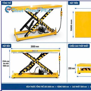 BÀN NÂNG THỦY LỰC DG1006 (HÀNG NHẬP KHẨU)