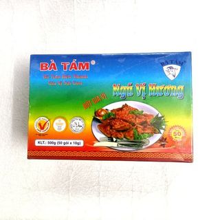 Bột Gia Vị Ngũ vị Hương ( Húng Lìu ) Bà Tám ( Ông Tám Chà ) gói 10g hộp 50 gói