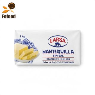 Bơ lạt nhập khẩu Larsa 1kg - Thùng 6kg - Chuẩn ngon cho làm bánh và chế biến món ăn