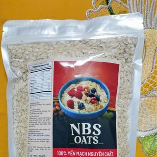[DATE T12/2027] Yến Mạch NBS Oats Úc Cán Dẹp - Gói 1 Kg