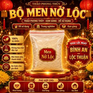 BỘT MEN NỞ LỘC THẦN TÀI (Túi đóng sẵn)