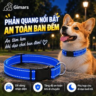 Vòng cổ dạ quang chó mèo GIMARS
