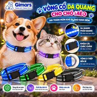 Vòng cổ dạ quang chó mèo GIMARS