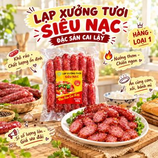 🔥 LẠP XƯỞNG TƯƠI SIÊU NẠC CAI LẬY 1KG – HÀNG LOẠI 1, KHÔ RÁO, ĂN LÀ MÊ!