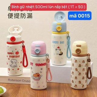 BGN Bình Giữ Nhiệt Lùn Nắp Bật 0015 (THÙNG 50C)