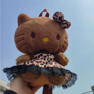 💖 BALO KITTY NÂU A551 – PHỐI VÁY DA BEO CÁ TÍNH, NHÌN LÀ MUỐN SỞ HỮU!