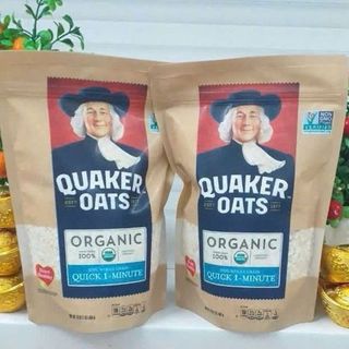 [ Date 2028] Yến Mạch QUAKER OATS ORGANIC 454G ( Cán Vỡ )