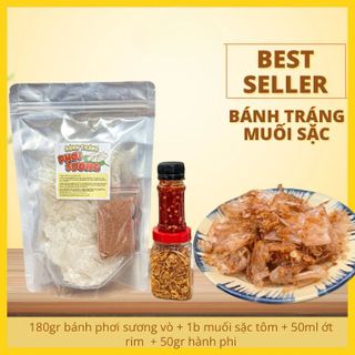SET BÁNH TRÁNG PHƠI SƯƠNG MUỐI SẶC – CAY THE, CHUA NGỌT, THÊM HÀNH PHI CỰC CUỐN!