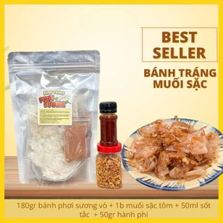SET BÁNH TRÁNG PHƠI SƯƠNG MUỐI SẶC – CAY THE, CHUA NGỌT, THÊM HÀNH PHI CỰC CUỐN!