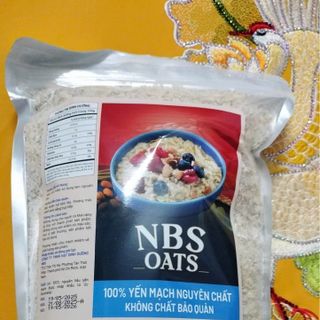 [DATE T12/2027] Yến Mạch NBS Oats Úc  Cán Vỡ - Gói 1 Kg