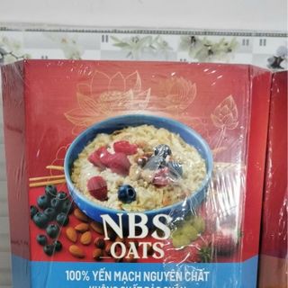 [MẪU MỚI DATE 2027] Yến Mạch NBS Oats Úc Cán Dẹp Cán Vỡ - Thùng 4 Kg