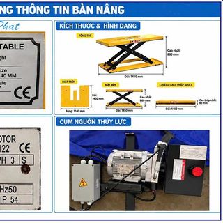 BÀN NÂNG CHỮ E TẢI TRỌNG 1000KG (MODEL NO: HE1000)- HÀNG NHẬP KHẨU