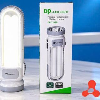 ĐÈN PIN TÍCH ĐIỆN LED DP-7102B – 3 CHẾ ĐỘ CHIẾU SÁNG (T60)