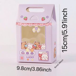 TÚI QUÀ KÍNH CÓ NẮP  (9.8x15)cm