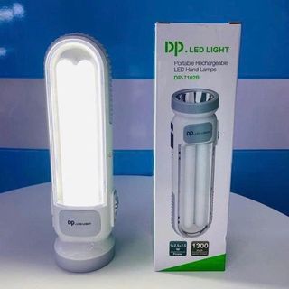 ĐÈN PIN TÍCH ĐIỆN LED DP-7102B – 3 CHẾ ĐỘ CHIẾU SÁNG (T60)