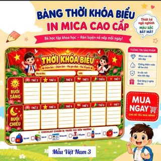BẢNG MIKA THỜI KHOÁ BIỂU