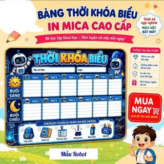 BẢNG MIKA THỜI KHOÁ BIỂU