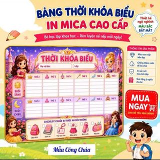 BẢNG MIKA THỜI KHOÁ BIỂU