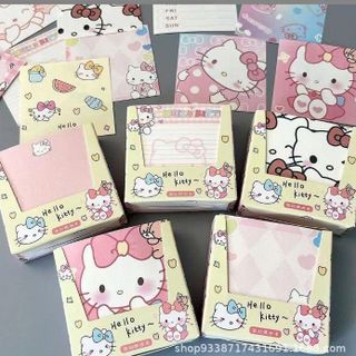GÓI 200 TỜ XẾP HẠC KITTY SIZE (6x6)cm