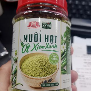 Muối hạt ớt xiêm xanh hủ 210g
