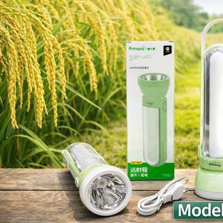 ĐÈN PIN SẠC TÍCH ĐIỆN LED 2 TRONG 1 PRMANS-7607 (T40)