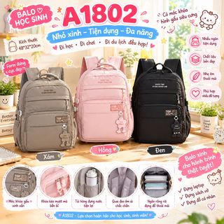 🎒 BALO HỌC SINH GOOD TIME A605 – SIZE LỚN, NHIỀU NGĂN, ĐỰNG ĐỒ THOẢI MÁI!