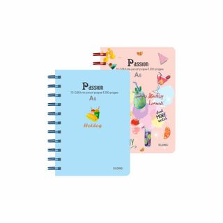 Sổ kẻ ngang lò xo kép KLONG A6 200 trang 70/76 - TP936