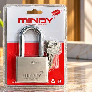 Ổ KHOÁ CÀNG DÀI MINDY 60MM 4 CHÌA MUỖNG (GIỮ CHÌA)