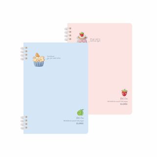 Sổ Dot Line lò xo nhựa mềm KLONG A5 120 trang 100 g/m² – TP514