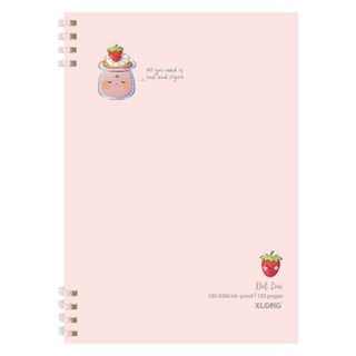 Sổ Dot Line lò xo nhựa mềm KLONG A5 120 trang 100 g/m² – TP514