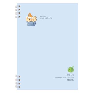Sổ Dot Line lò xo nhựa mềm KLONG A5 120 trang 100 g/m² – TP514