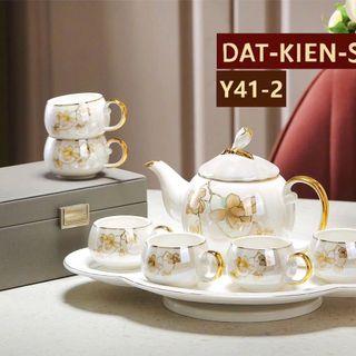 Bộ Ấm Chén Vân Đá Y41-2 (THÙNG 12B)