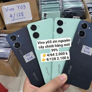 VIVO Y03 4/128GB – ZIN NGUYÊN CÂY, CHÍNH HÃNG