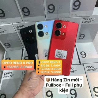 OPPO Reno 9 RAM 8GB / ROM 256GB fullbox chính hãng