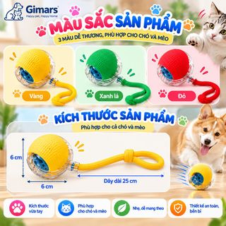 Bóng đồ chơi tự động cho chó mèo
