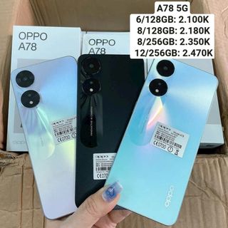 OPPO A78 zin chính hãng, giá sỉ cạnh tranh