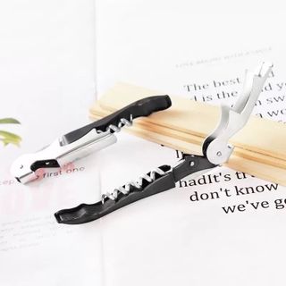 Dụng cụ khui rượu vang , mở nắp chai đa năng 3 trong 1 bằng thép không gỉ .