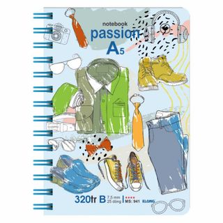 Sổ kẻ ngang lò xo kép KLONG A5 320 trang 70/76 – TP941