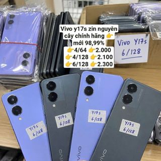 VIVO Y17S 6/128GB – NGUYÊN ZIN, CHÍNH HÃNG