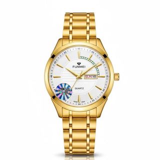 Đồng hồ nam Funmei F2040 chính hãng - Classic Day-Date 42mm, Quartz Nhật - Sỉ từ 5 chiếc
