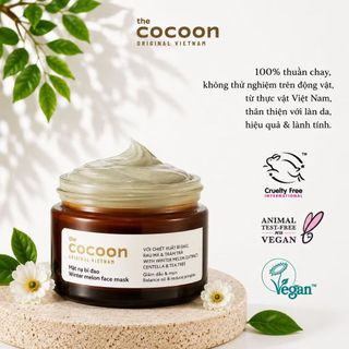 Mặt nạ bí đao Cocoon giảm dầu & mụn 30ml Cocoon Winter Melon Face Mask