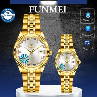 Đồng hồ đôi Funmei F2036 chính hãng - Sapphire sáng - Sỉ từ 5 chiếc