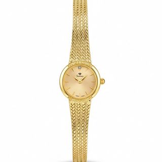 Đồng hồ nữ dây lưới Funmei FL2148 chính hãng - Mặt tròn 23mm, máy Miyota Nhật (Gold/Silver) - Sỉ từ 5 chiếc