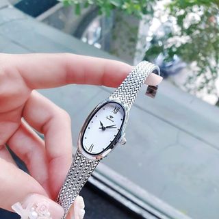 Đồng hồ nữ dây lưới Funmei FL2147 chính hãng - Mặt bầu dục, máy Miyota Nhật (Gold/Silver) - Sỉ từ 5 chiếc
