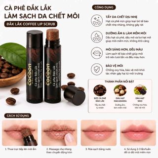 Tẩy Da Chết Môi Cà Phê Cocoon Đắk Lắk 5g