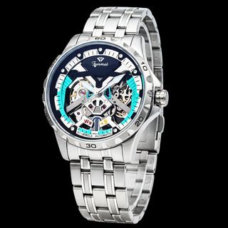 Đồng hồ nam Funmei FC121 chính hãng - Lộ máy 2 mặt, thép không gỉ 45mm - Sỉ từ 5 chiếc